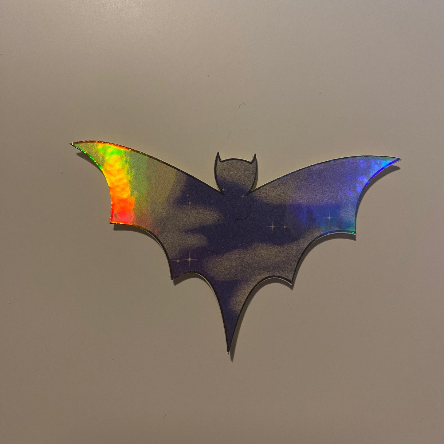 Halloween night bat sticker