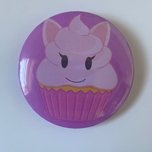 Cat Cupcake Badge