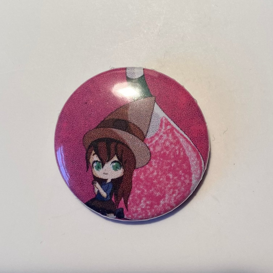 Kawaii Witch 25mm Badge