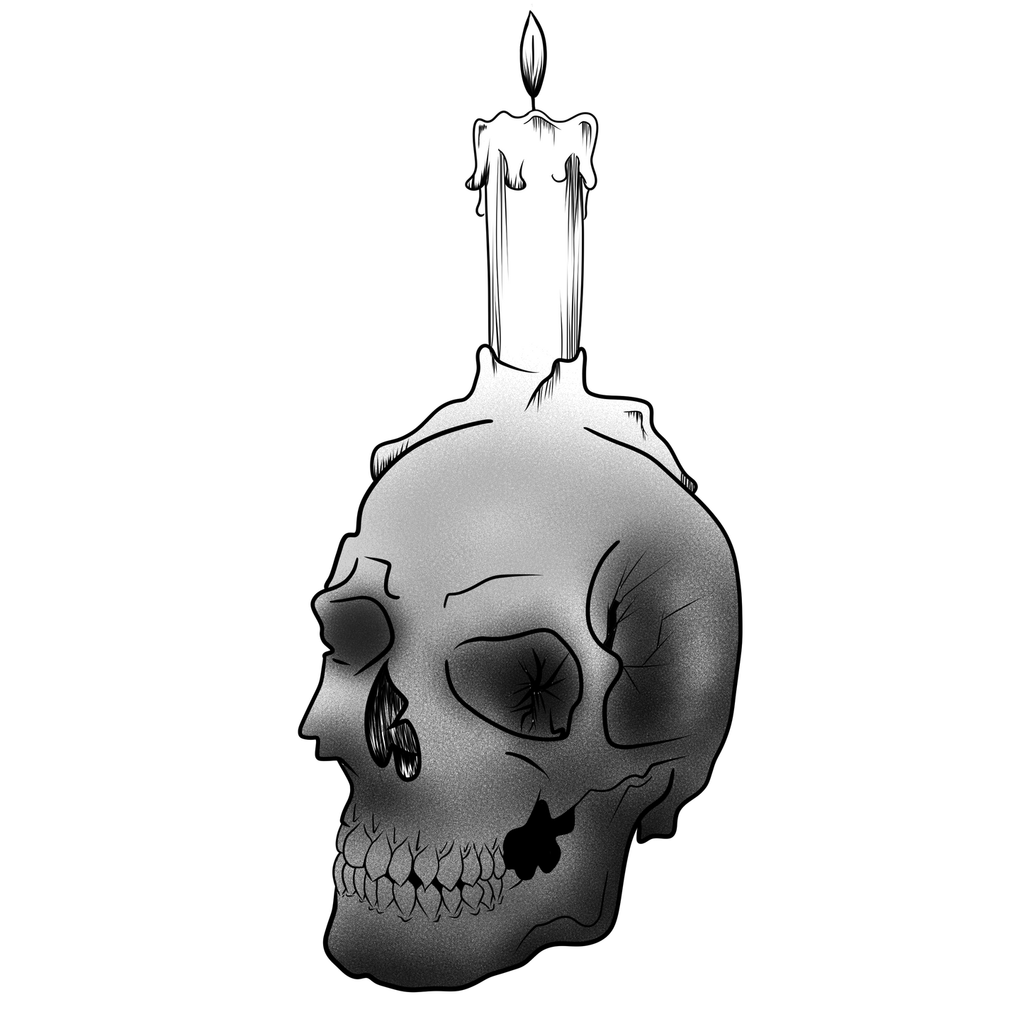 Skull Candle sticker